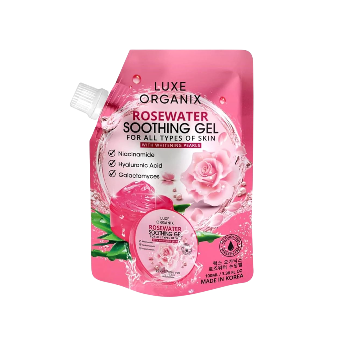 Luxe Organix Rose Water Soothing Gel 100ml Luxe Organix Rose Water Soothing Gel 100ml